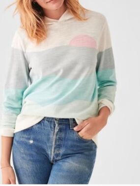 Faherty Sun and Wave Hoodie